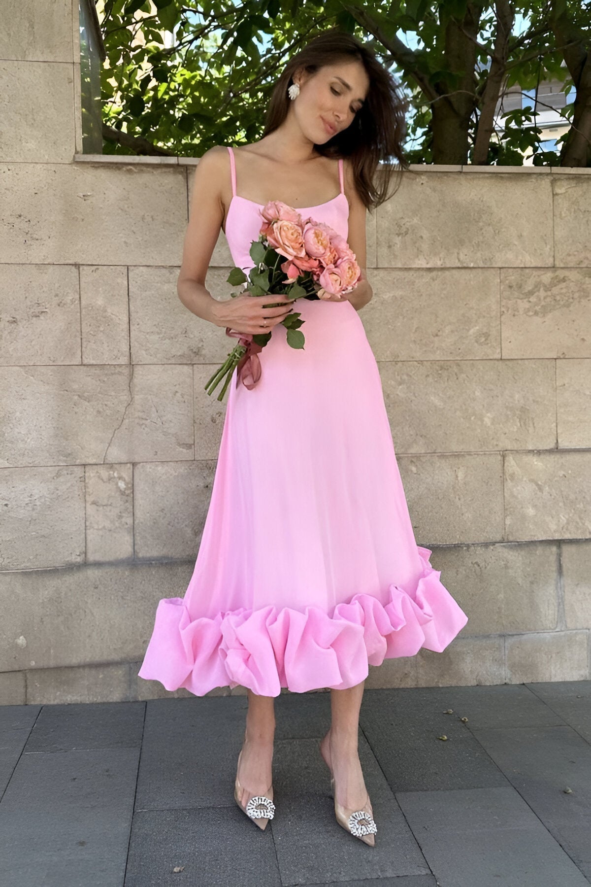 Out-Shine | Elegant Detail Silhouette Dress