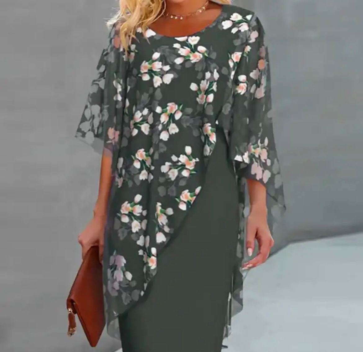 Out-Shine | Floral Dress With Tummy Coverage