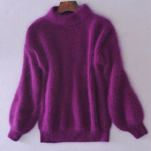 Out-Shine | vintage angora - styled wool sweater