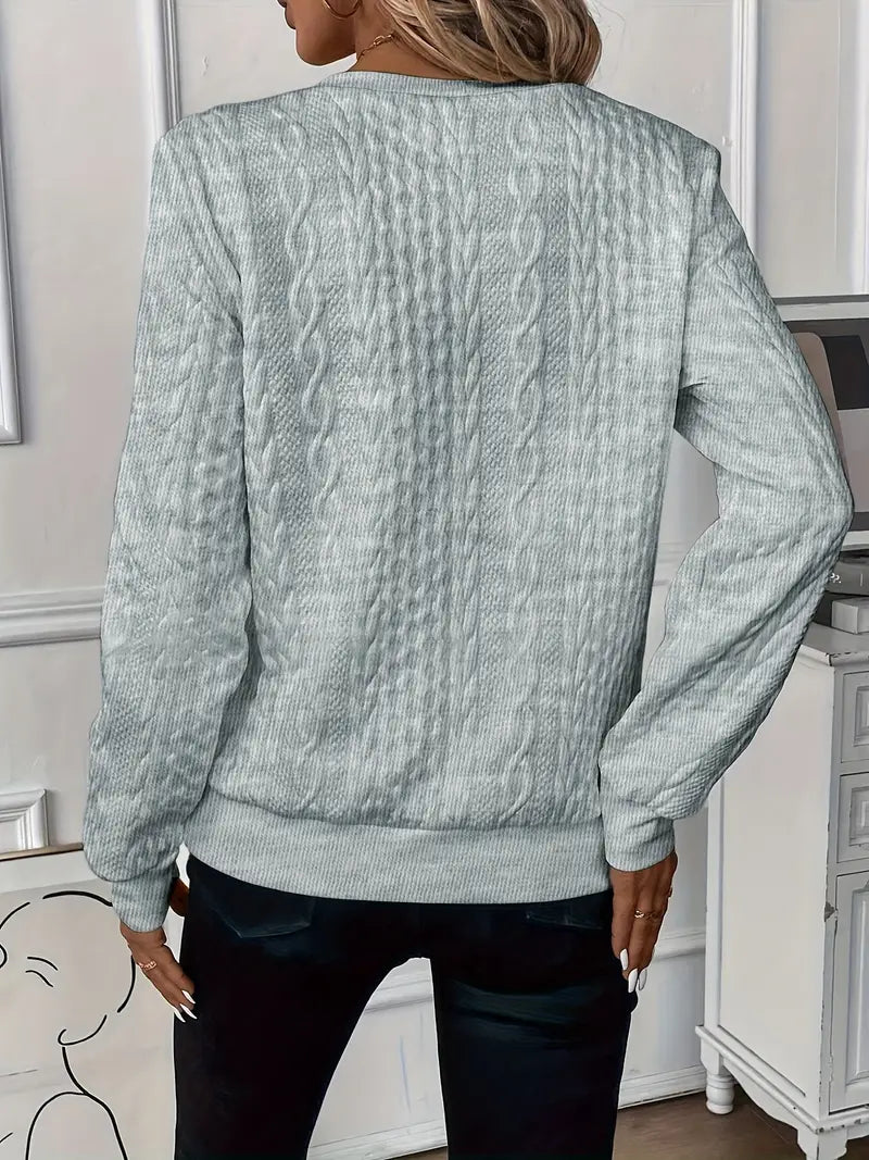 Out-Shine | Solid Colour Front Zipper Sweater