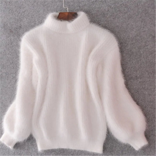 Out-Shine | vintage angora - styled wool sweater