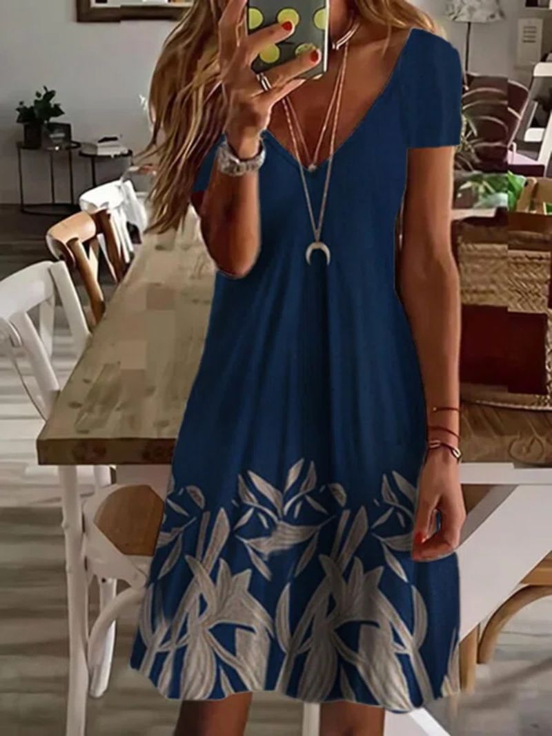 Deslumbra | Vestido estampado de moda con diseño colorido