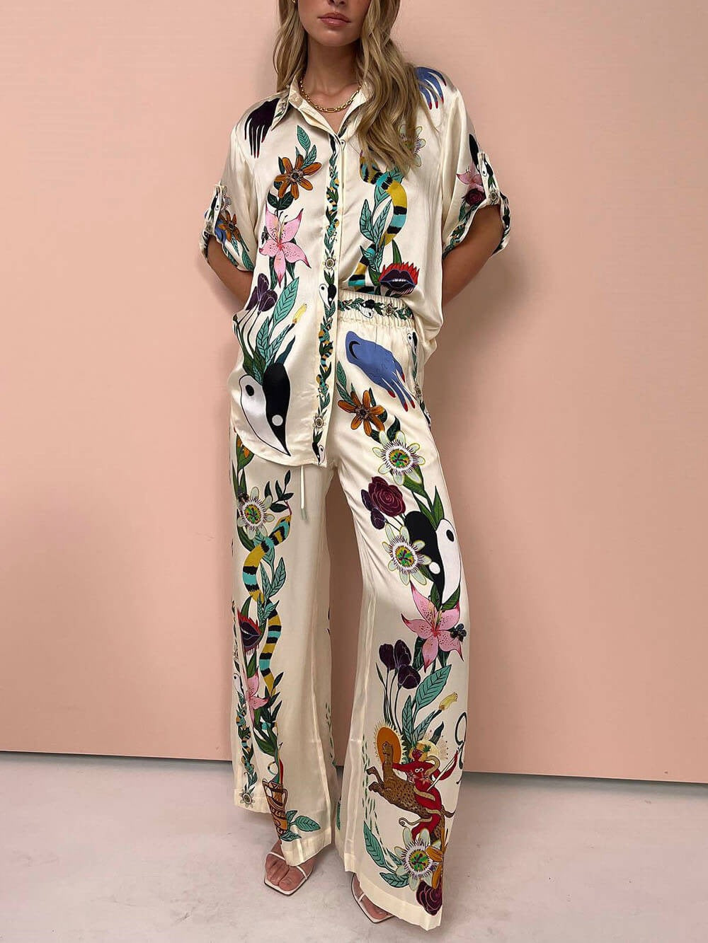 Out-Shine | Breezy Satin Set