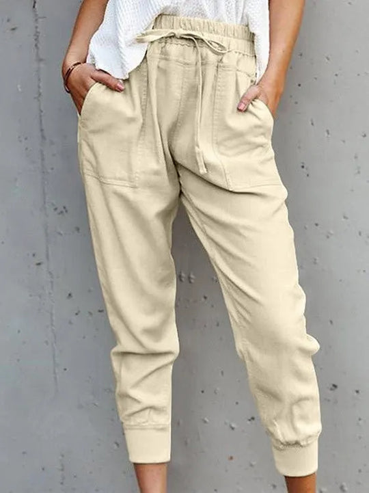 Out-Shine | Cotto Linen Pocket Pants Jogger