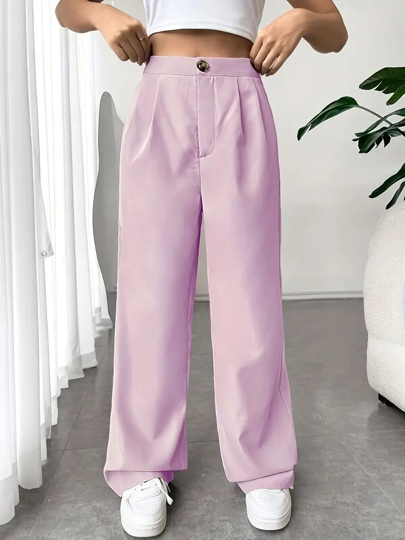 Out-Shine | Stylish Long Pants With Wide Leg
