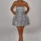 Out-Shine | Back-Bow Sparkle Mini Dress