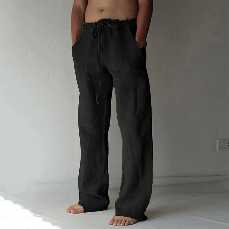 Out-Shine | Men Baggy Linen Pants
