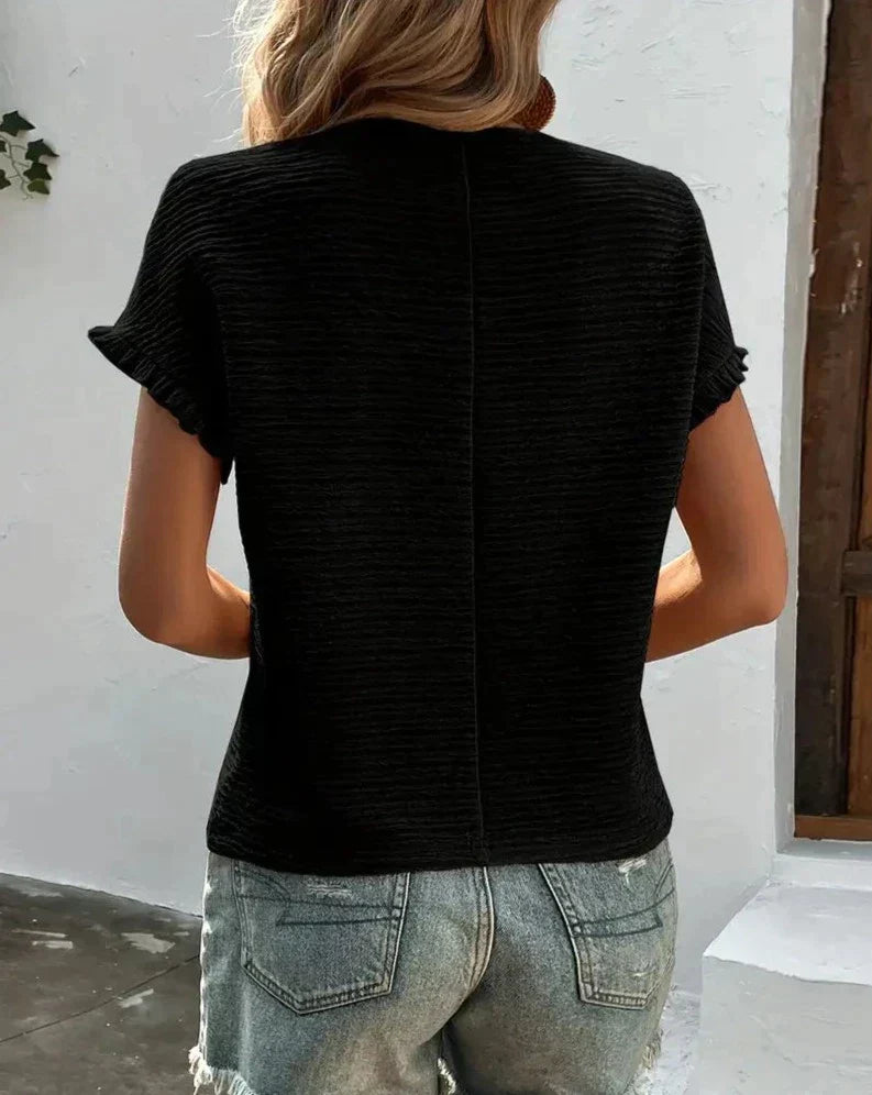 Out-Shine | Women's Ruffled Sleeve Shirts Chic