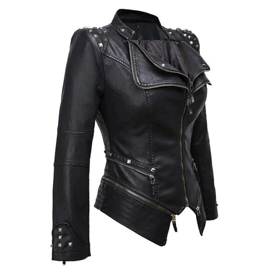 Out-Shine | Slim Fit Biker Leather For Women Perfect For Everyday Life