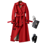 Out-Shine | Black trench coat for women