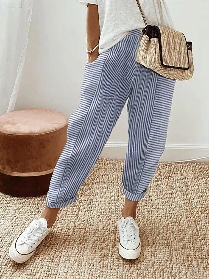 Out-Shine | Elegant Striped Pants