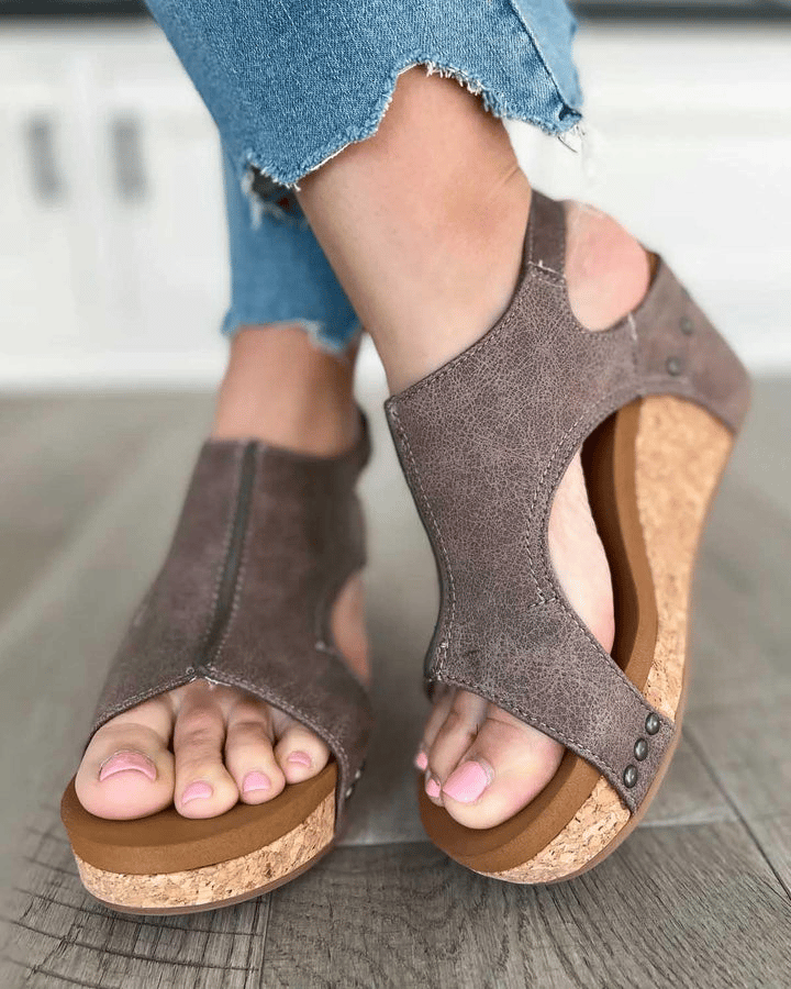 Out-Shine | Adjustable Comfortable Orthopedic Leather Sandals