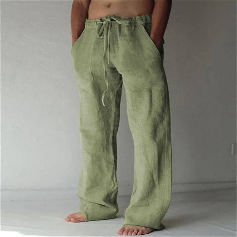 Out-Shine | Men Baggy Linen Pants