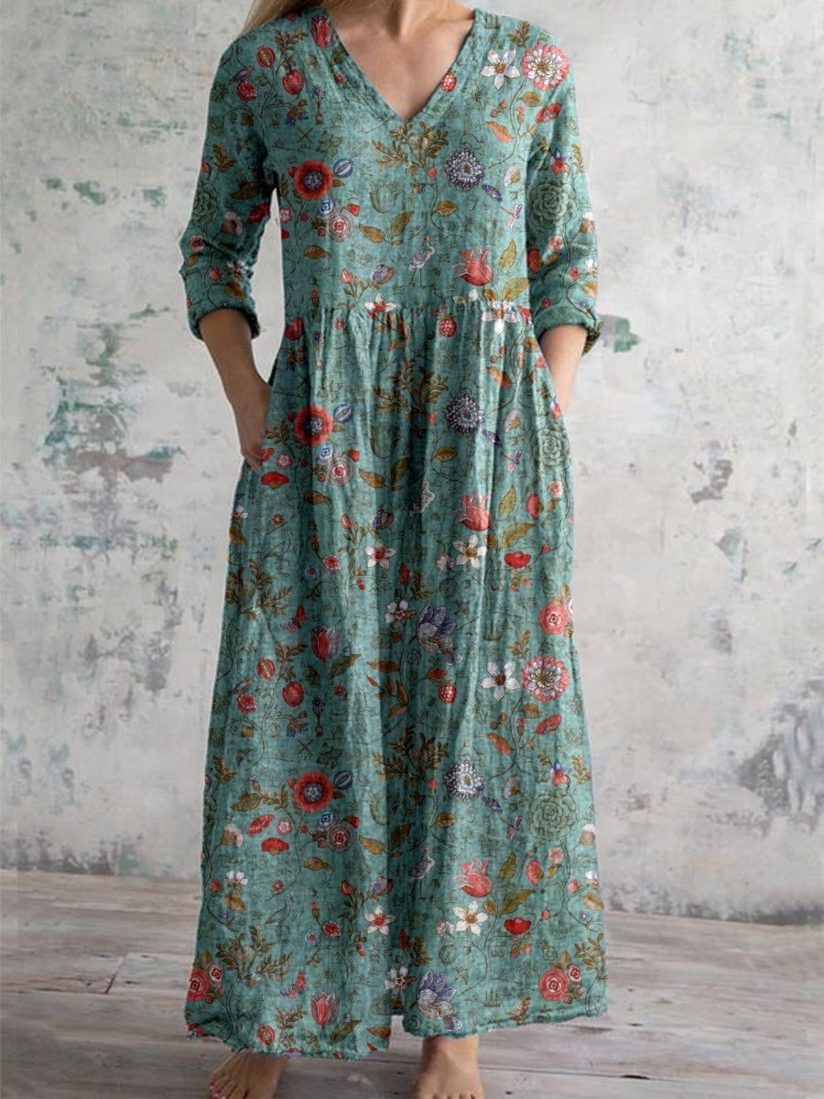 Out-Shine | Belly Covered Flower Dress