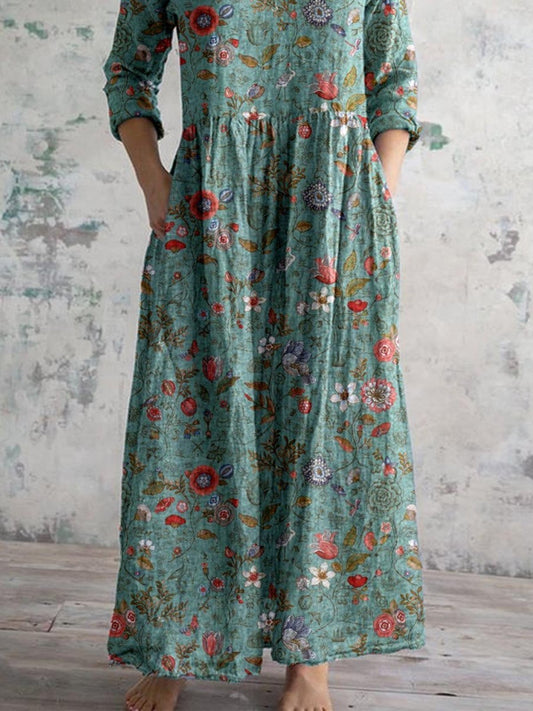 Out-Shine | Belly Covered Flower Dress