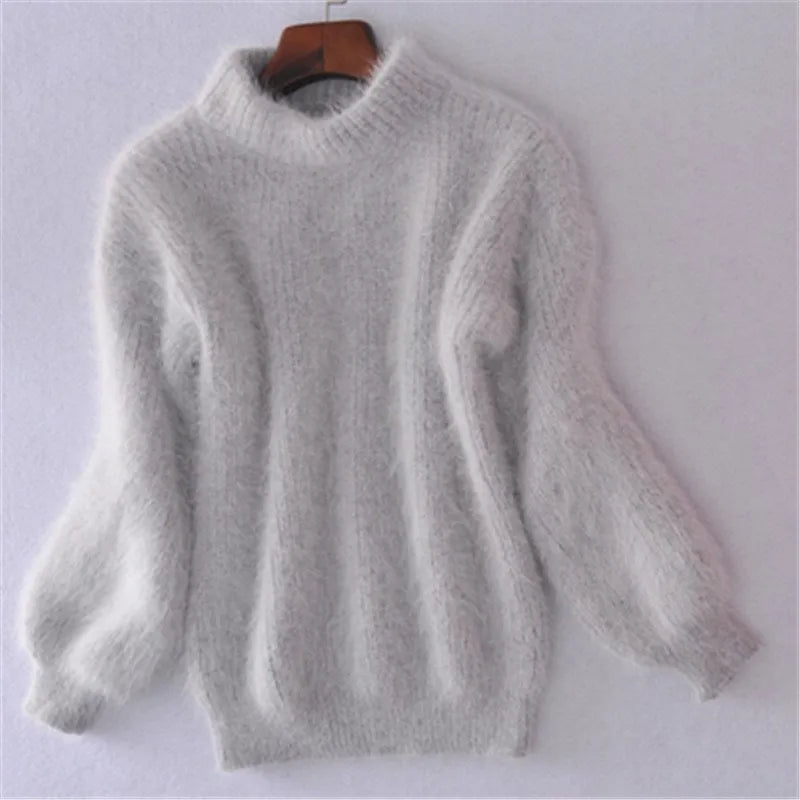 Out-Shine | vintage angora - styled wool sweater
