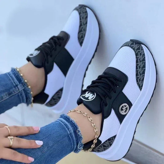 Brilla con luz propia | Zapatillas deportivas de plataforma con cordones