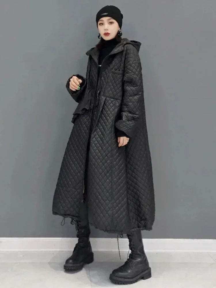 Deslumbra | Parka vintage de corte en A para mujer 