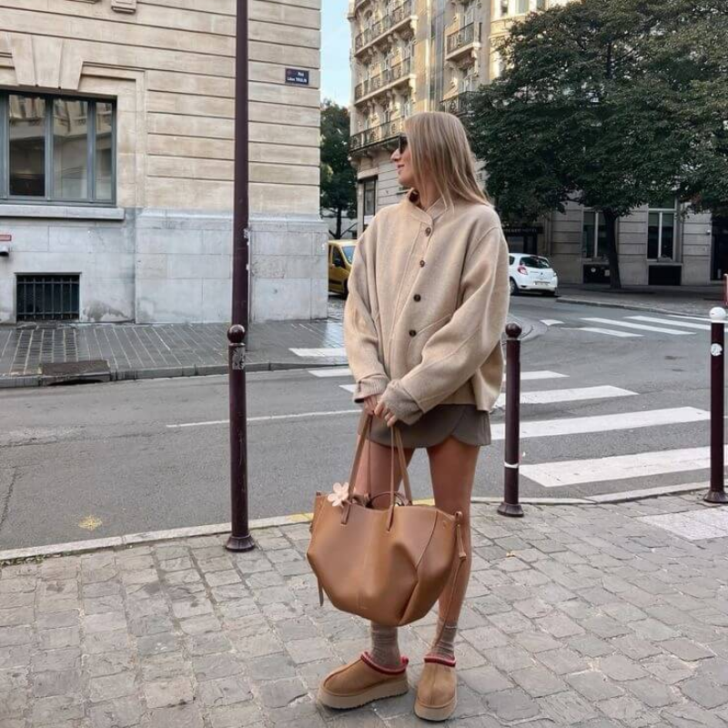 Out-Shine | Ladies Brown Shoulder Bag Designer