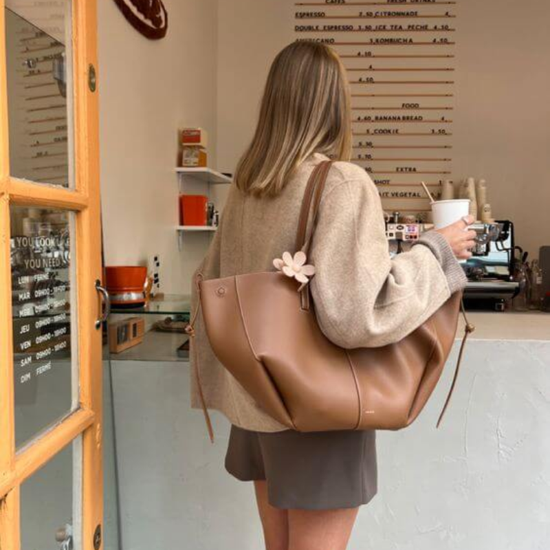 Out-Shine | Ladies Brown Shoulder Bag Designer