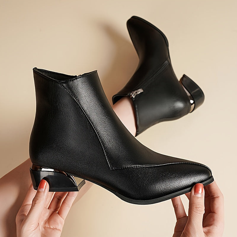 Out-Shine | Ankle Boots With Heel And Zipper Closure