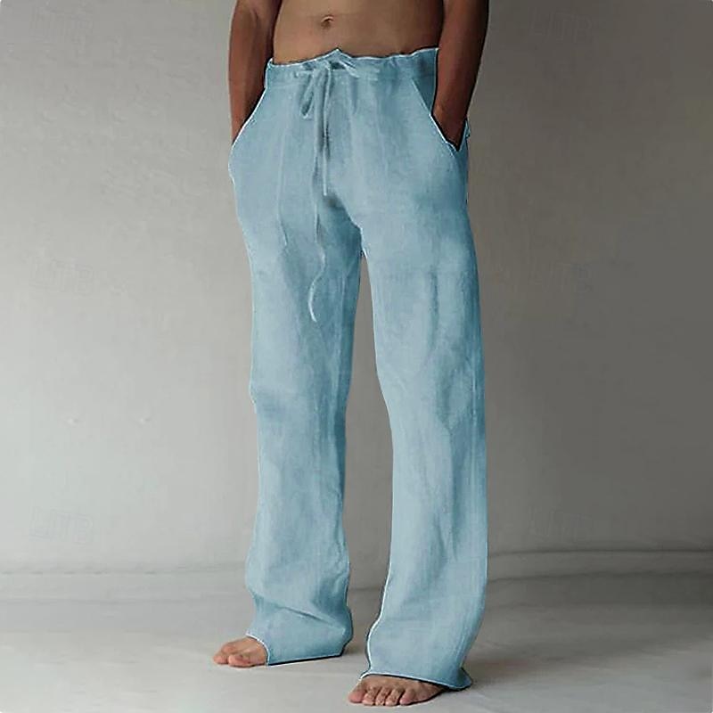 Out-Shine | Men Baggy Linen Pants