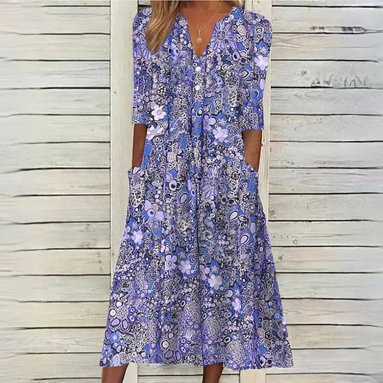 Deslumbra | Vestido midi floral Hannah