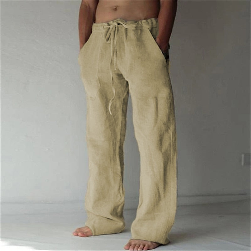 Out-Shine | Men Baggy Linen Pants