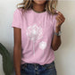 Out-Shine | Black dandelion shirt