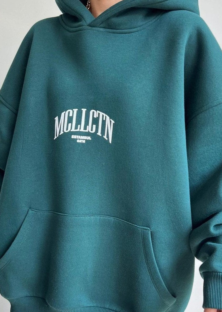 Out-Shine | Logo Hoodie Oversized Long Sleeve Comfort