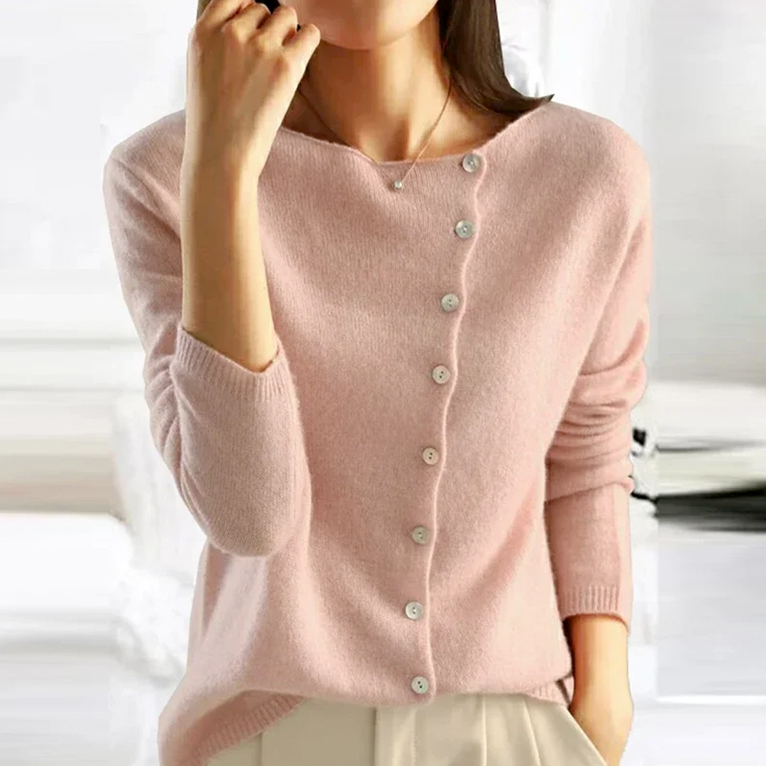 Out-Shine | Simple Long-Sleeved Cardigan