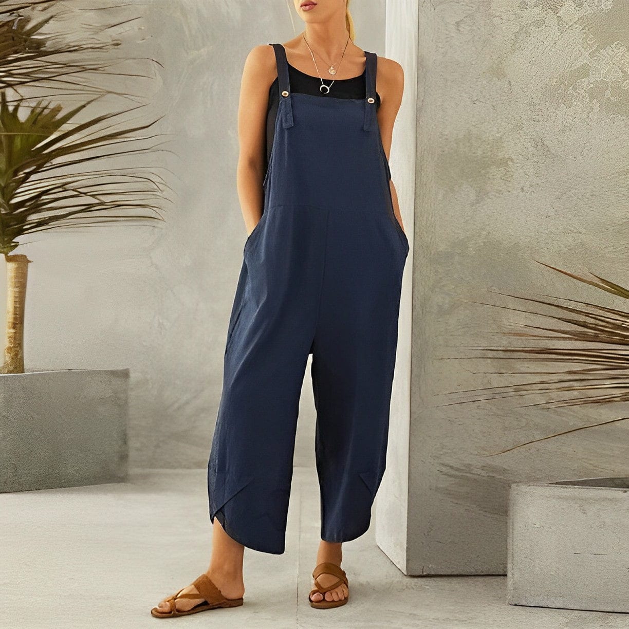 Out-Shine | Summer Dungarees Made Of Linen