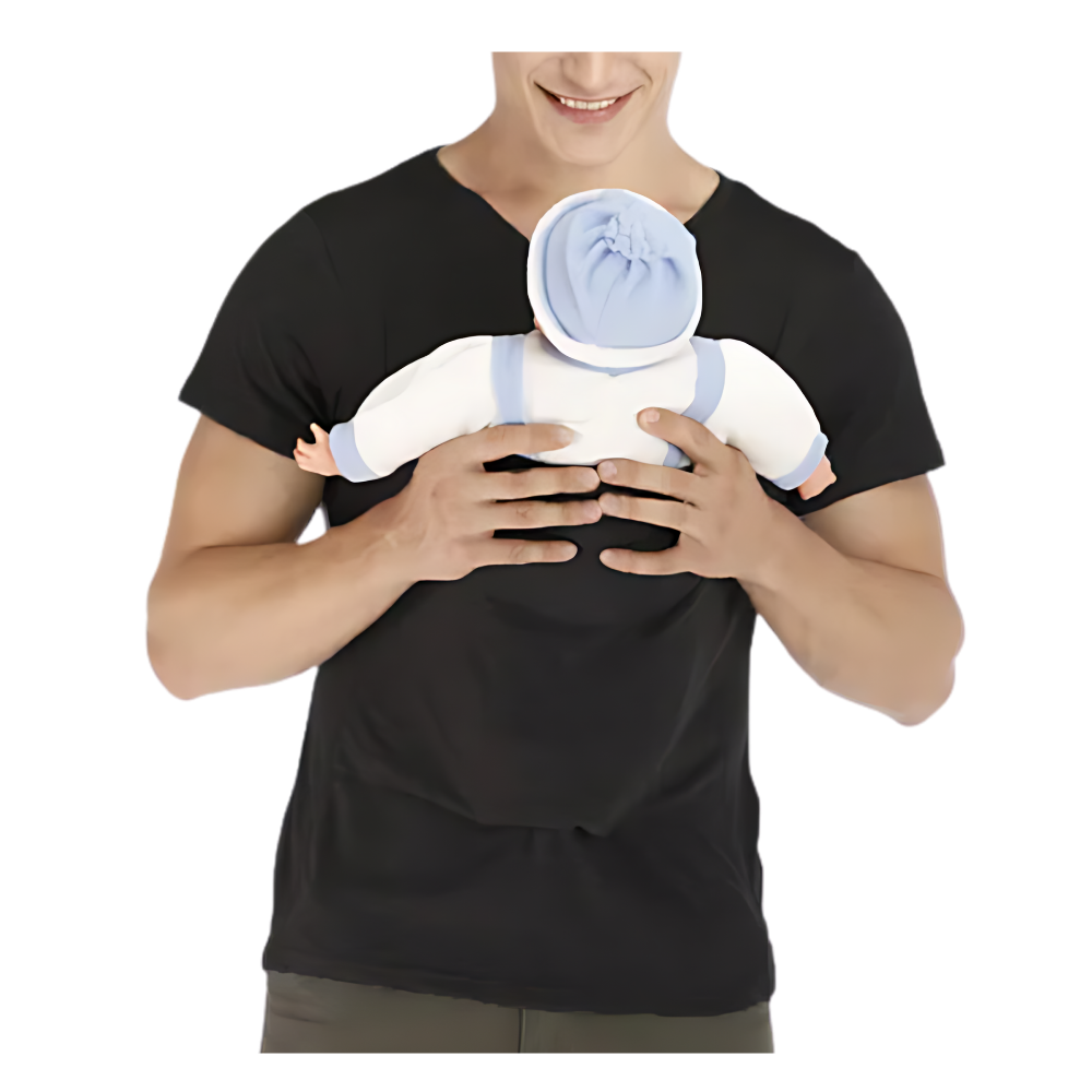 Brilla con luz propia | Camiseta ergonómica y moderna con bolsillo tipo canguro 