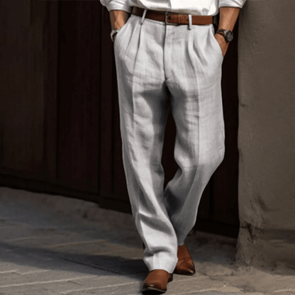 Out-Shine | Beautiful retro linen pants in wide cut style