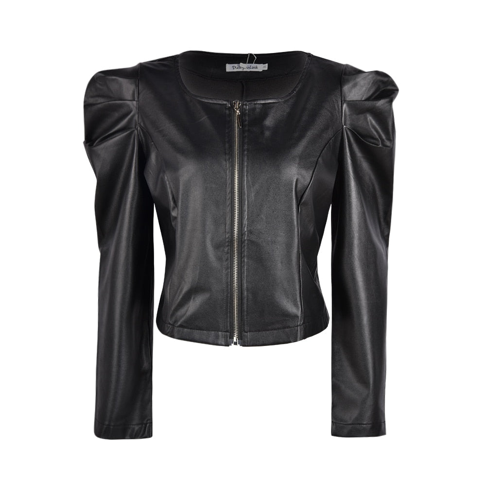 Out-Shine | Women's leather jacket with style and comfort