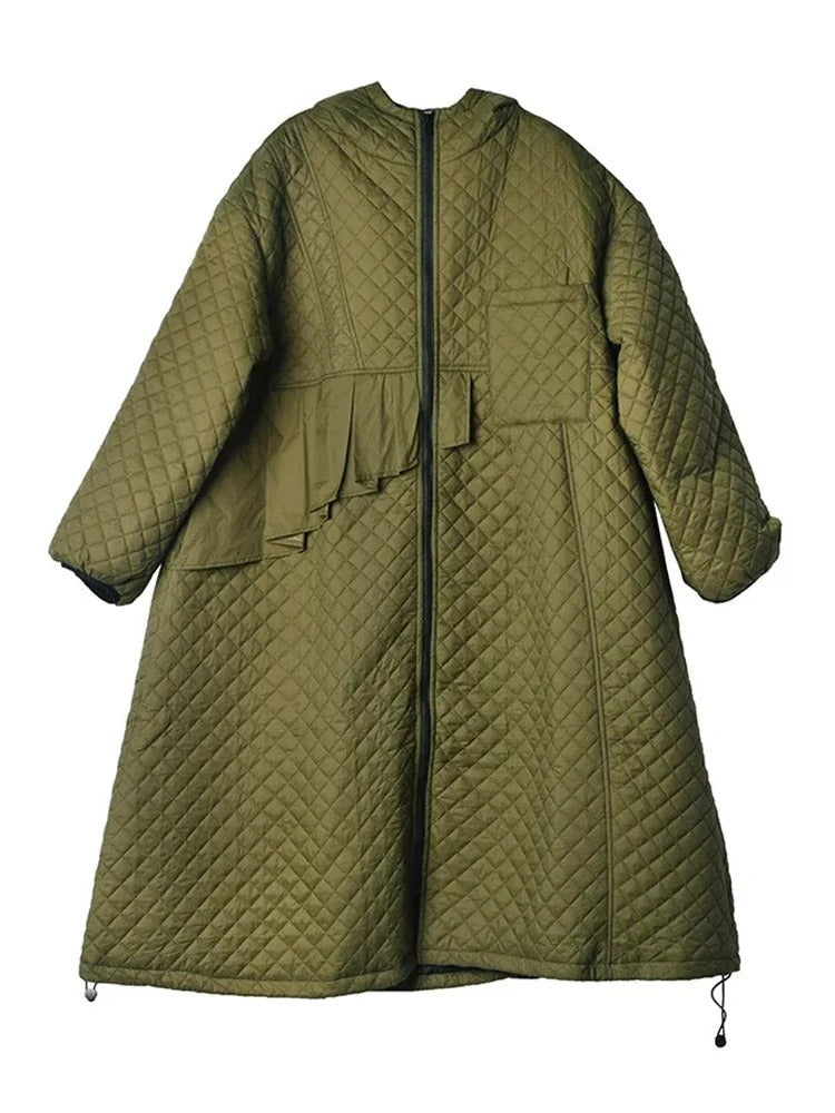 Deslumbra | Parka vintage de corte en A para mujer 