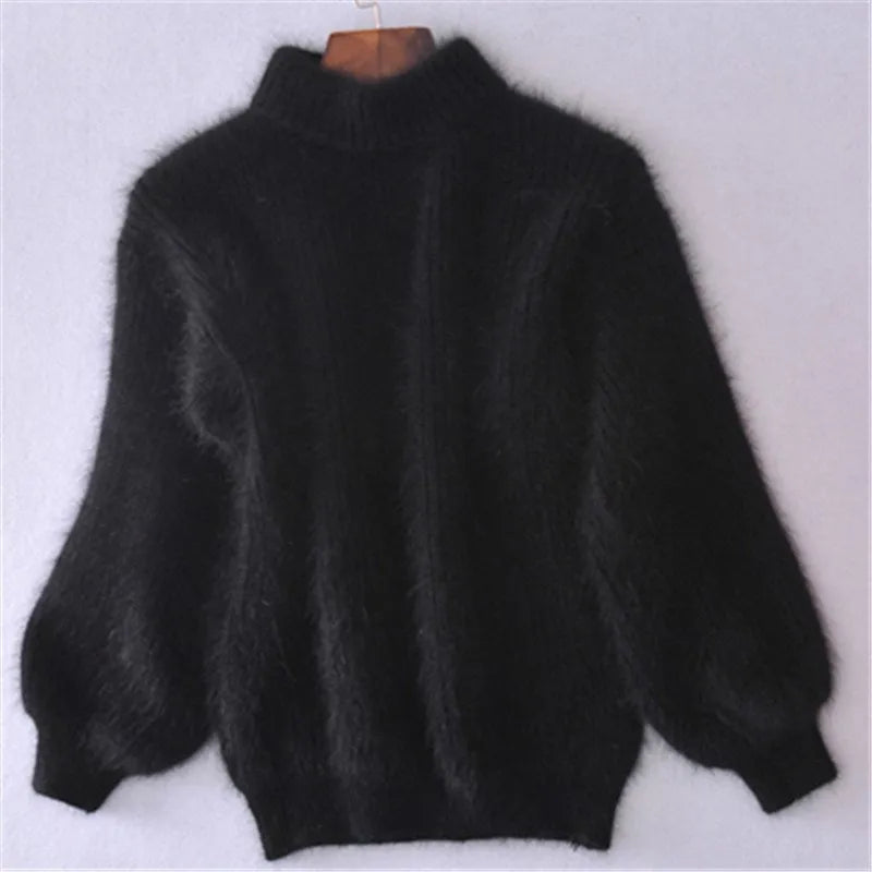 Out-Shine | vintage angora - styled wool sweater