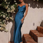 Out-Shine | Black Satin Dress For Occasions Day And Evening