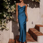 Out-Shine | Black Satin Dress For Occasions Day And Evening
