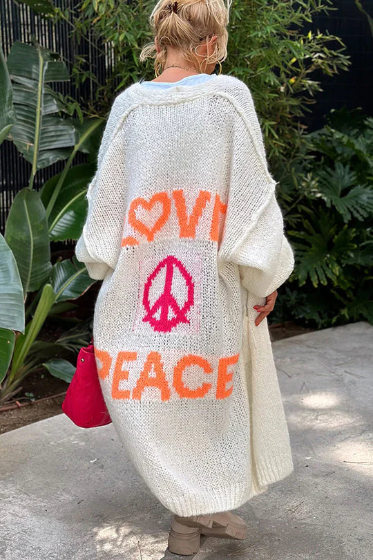 Out-Shine | Peace Stylish Cardigan