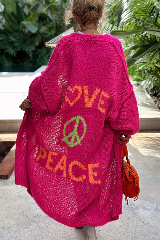 Out-Shine | Peace Stylish Cardigan
