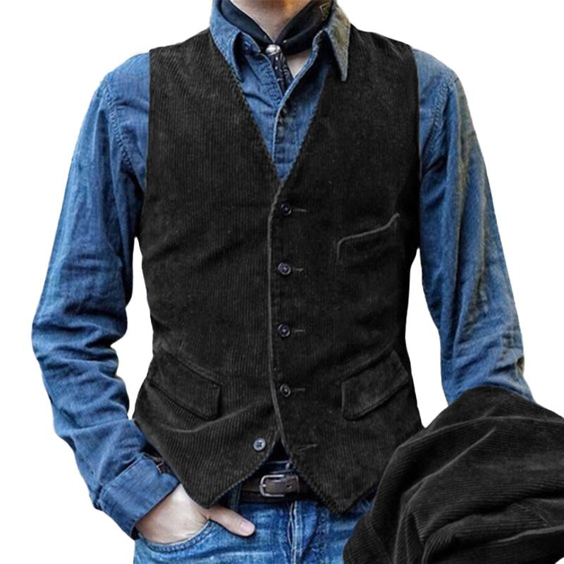 Out-Shine | Traditional Men's Vest From Cord