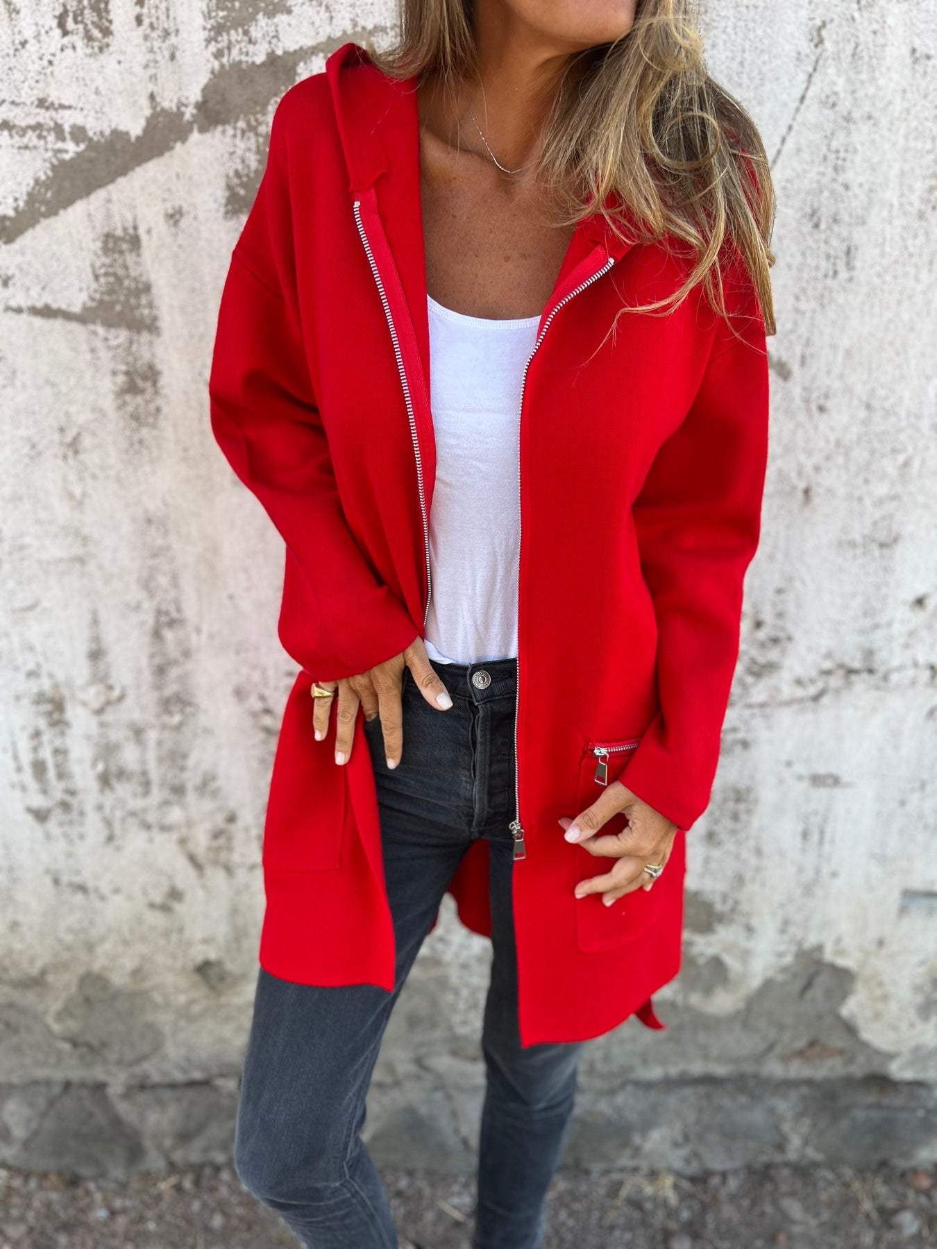 Out-Shine | Long-Sleeved With Zipper Cardigan