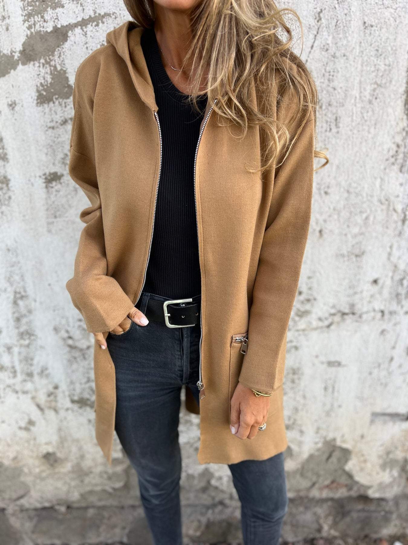 Out-Shine | Long-Sleeved With Zipper Cardigan