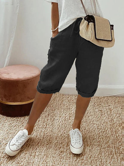Out-Shine | Breathable Cotton Linen Women's Shorts