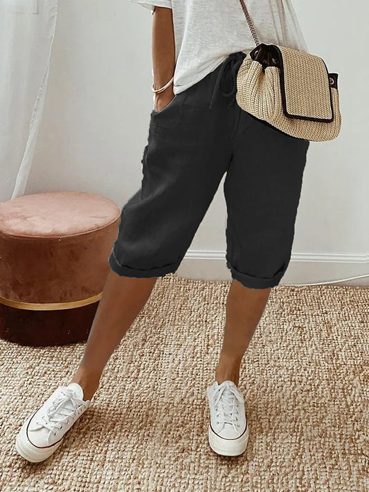 Out-Shine | Breathable Cotton Linen Women's Shorts