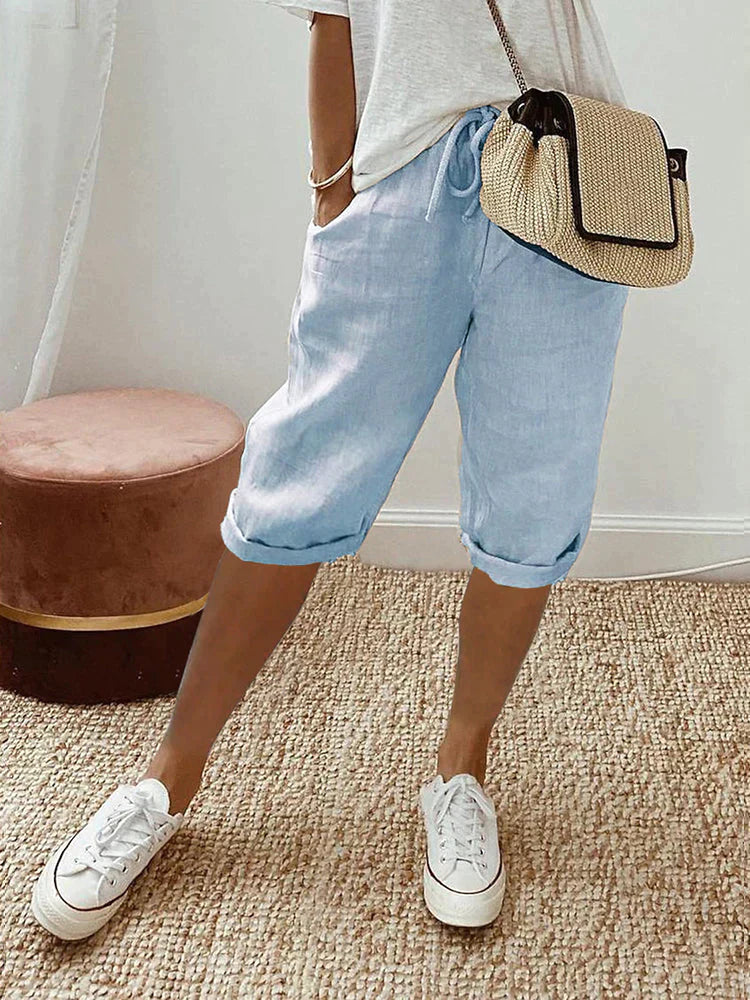 Out-Shine | Breathable Cotton Linen Women's Shorts