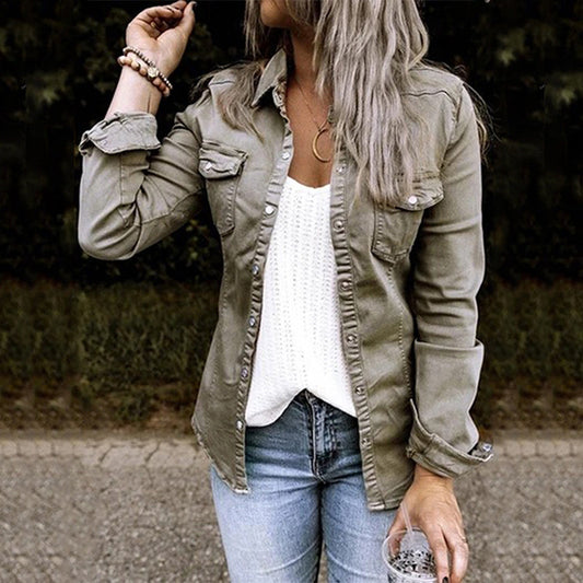 Out Shine | Fashionable Denim Jacket - Women's Denim Outfit for Every Occasion