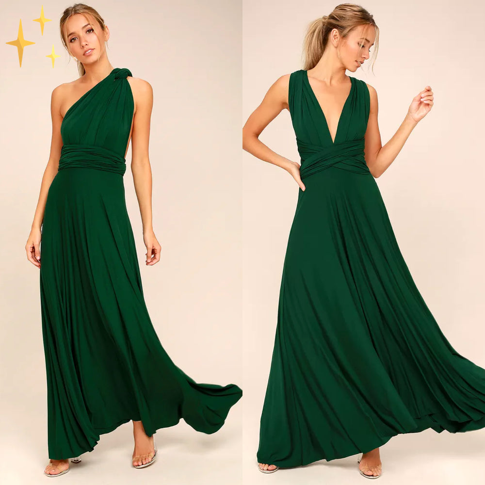 Deslumbra | Elegante vestido cruzado multiusos 