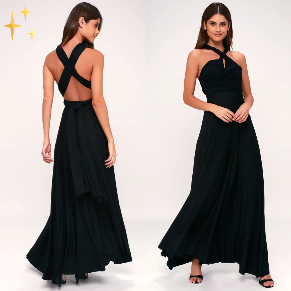 Deslumbra | Elegante vestido cruzado multiusos 